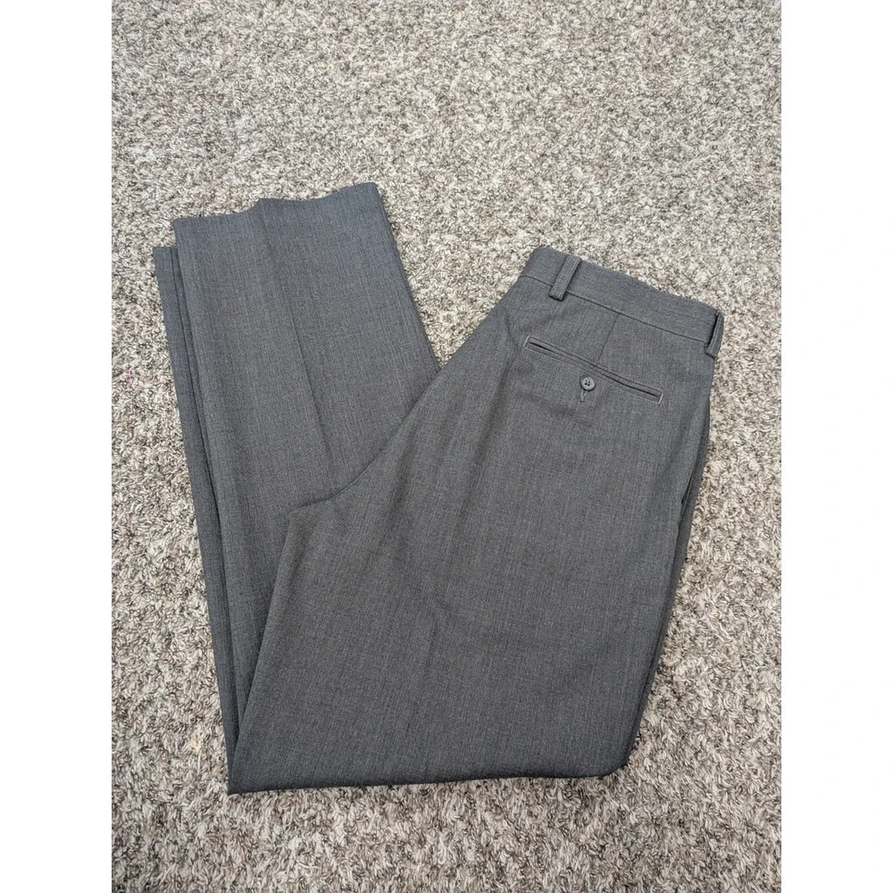 J. Crew Classic Fit Wool Blend‎ Suit Pants Dress Pant Gray Men 34/30 (Tag 35)